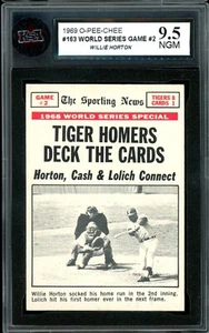 1969 TOPPS OPC O PEE CHEE Baseball #163 WS Game 2 Willie Horton KSA 9.5 NGM - Picture 1 of 2