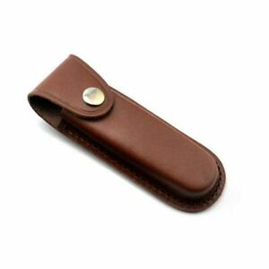 5" Leather Sheath Pocket Case Portable For Folding Tool Multi Hang Belt