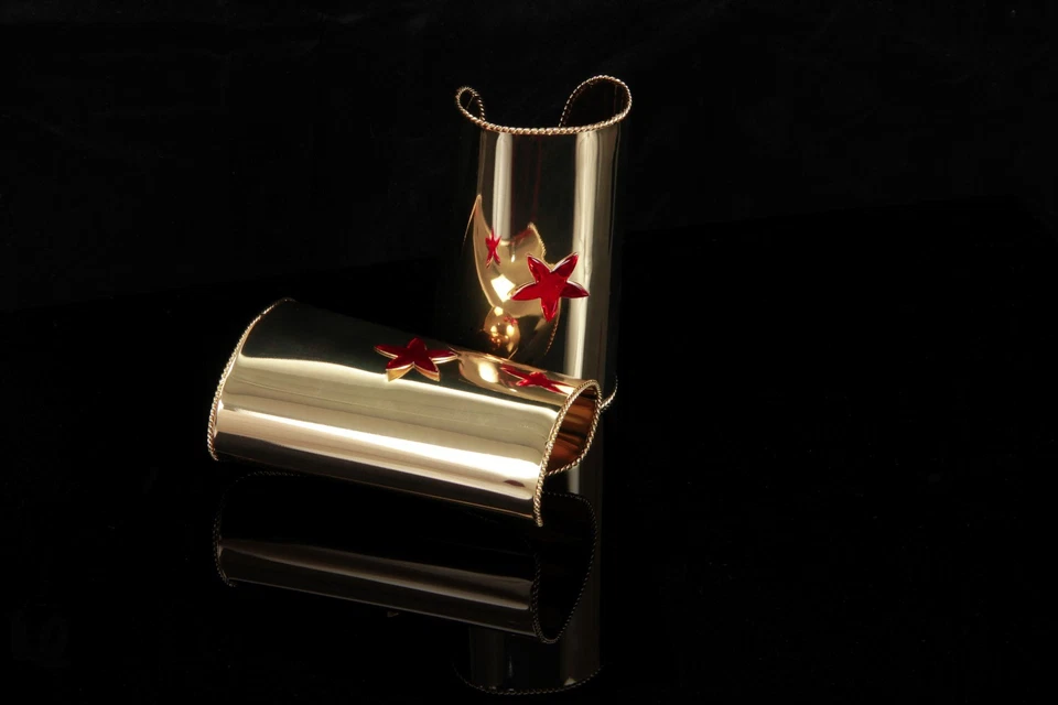 Brazos de mujer superhéroe brazaletes metal dorado 5" ajustable Cos Play accesorio de disfraz Foto 1 de 1