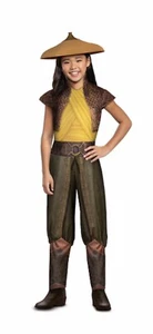 Girls Disney Raya And The Last Dragon Child Halloween Costume + Hat Child S 4-6X - Picture 1 of 10