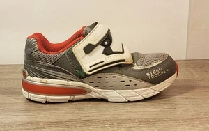 Stride Rite-Boy's Gray/White Star Wars Stormtrooper Sneakers size 1M - Picture 1 of 8