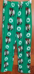 Boston Celtics All Over Print Soft Lounge Pants Size Small 28/30 UNK NBA - Picture 1 of 5