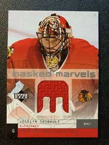2002-03 UD Mask Collection Masked Marvels MMJT Jocelyn Thibault