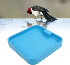 75W Heated Bird Bath US Plug 120V 60HZ for Winter Water Tray Blue 10"x10" - Picture 1 of 11