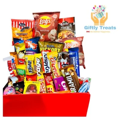 Ultimate Canadian Snack Box, Birthday Gift Box, Valentines Day Gift Box, - Image 1 of 3