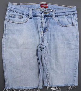 Vintage Women's Dickies Girl Cut Off Low Rise Jean Shorts Distressed Sz 7 (29x9) - Picture 1 of 8