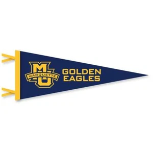 "Banderín de fieltro de lana Marquette Golden Eagles - 9"" x 24" - Imagen 1 de 1