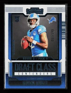 2023 Contenders #8 Hendon Hooker Draft Class Contenders Blue Rookie #/199 Lions - Imagen 1 de 2