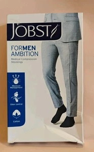 Jobst For Men Ambition Cotton Medical Compression Stockings Size 2 Toe Black - Picture 1 of 8