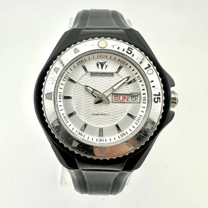 TechnoMarine Cruise 110038 Unisex Negro Goma Reloj Esfera Analógica, Batería Nueva - Imagen 1 de 17