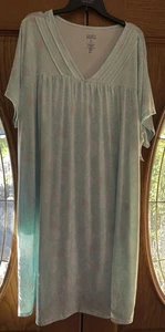 Croft and Barrow short sleeved Long nightgown Plus Women’s Size 4X NWT - Picture 1 of 6