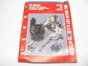 Catálogo Acdelco 1A-91C Eléctrico, PCV, Juegos de cables, Alternadores y Arrancadores - 1991 - Imagen 1 de 9