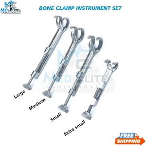 4-Pcs Lambert-Lowman Bone Holding Forceps – Orthopedic Bone Clamp Instrument Set - Picture 1 of 3