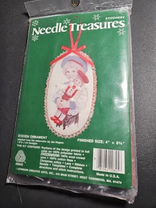 Vintage Needle Treasures Stitchery Steven Ornament Neu in Verpackung versiegelt - Bild 1 von 3