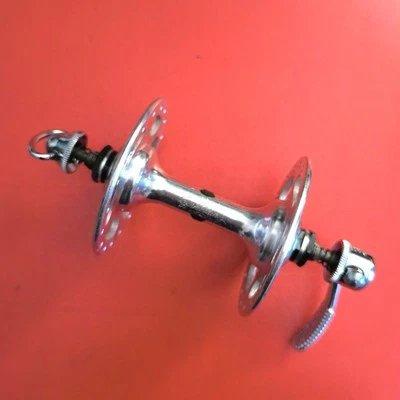 Vintage Moyeux Avant Campagnolo Record Grande Flasque 36 Trous - Photo 1/4