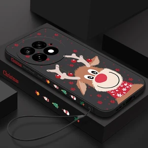 Weihnachtshirsch Hülle Elch Cover Für OnePlus 13 13R 12 12R Ace 5 3 Handyhülle - Bild 1 von 23