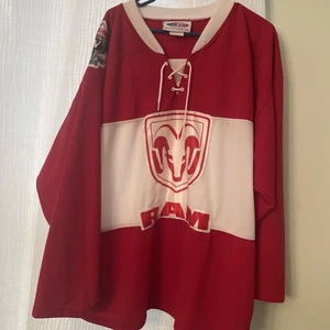 Camiseta y mangas de hockey Dodge Ram XL roja y blanca/mangas #7 - Imagen 1 de 8