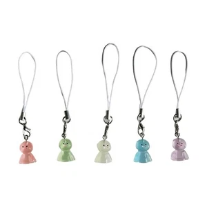 Playful Dolls Phone Chains Set of 5 Fun Item Fashion Decoration for Daily Use - Zdjęcie 1 z 8