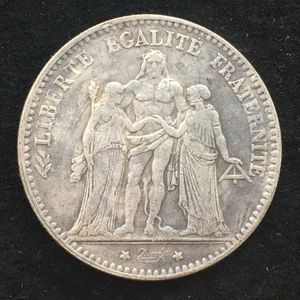 1874 UNITED STATES LIBERTY TRADE DOLLAR RARE SILVER COIN - Picture 1 of 2