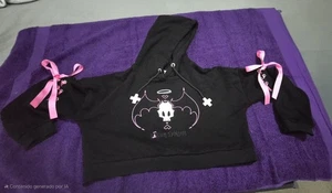Inquisitor Master Princess Alexis Cropped Hoodie Sweatshirt Womens Adult L (AL) - Picture 1 of 8
