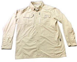 Cabelas Guidewear XLT Nylon Shirt With Venting & Pockets roll up button sleeves - Picture 1 of 10