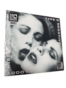 Type O Negative - Bloody Kisses RSD Limited GREEN WITH BLACK SWIRL Unplayed NM! - Picture 1 of 8
