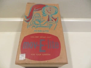Acme Lite Mov-E-Lite Original Vintage Model 90 Lamp DWA Clear Movie Film Stage - Picture 1 of 5