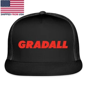 Gorra de camionero ajustable negra con logotipo de tractor Gradall talla adulto - Imagen 1 de 5