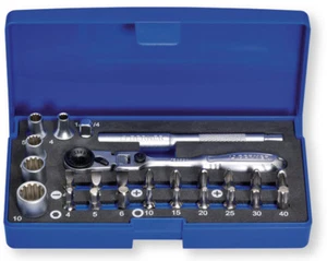 Bit Ratchet Set TX, 26-Piece Bit Set Bernese Original New 186337 - Picture 1 of 1