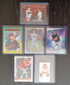 Jackson Holliday RC Baseballkarte LOT (6) MLB Baltimore Orioles - Bild 1 von 3