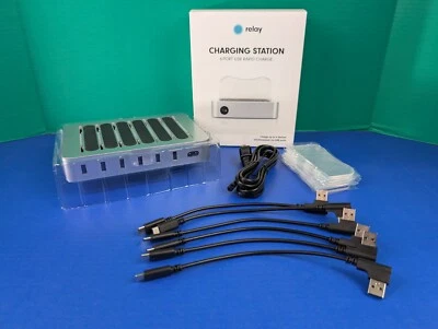 Relay 6-Port USB Rapid Charge Dock Charging Station Relay+ RelayX - BRAND NEW - Image 1 of 3
