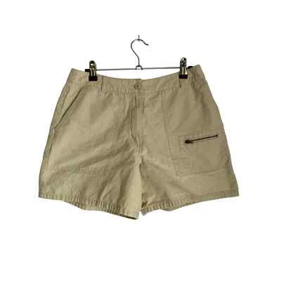 Shorts estilo carga feminino cáqui Marsh Landing tamanho 8 shorts externos - Imagem 1 de 4