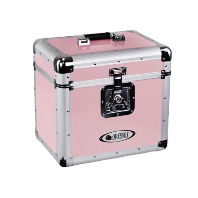 Estuche para Discos de Vinilo Odyssey KLP1-VINTAGEPINK Serie Vintage Rosa 12" Foto 1 de 2