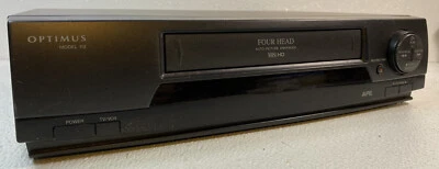 Grabadora reproductor de casete de video VCR/VHS Optimus modelo 112 de 4 cabezales PROBADA sin control remoto Foto 1 de 4
