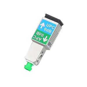 Optic Fiber Attenuator Connector 0dB SC/APC Male to SC/UPC Female Converter - Picture 1 of 14