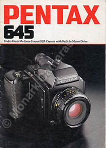 Pentax 645 Meduim Format Camera & Lens System Brochure. More Leaflets Listed