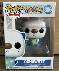Funko Pop! Games Pokemon Oshawott #886 Vinyl Figure NIB W/Protector - Picture 1 of 1