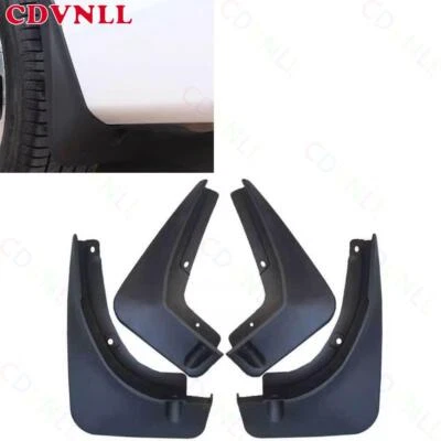 Para Audi A8 S8 2011-2018 Negro Mate Guardabarros Guardabarros Guardabarros Cubierta 4 Piezas Foto 1 de 4