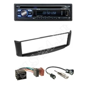 Caliber CD USB Radio+ISO Adapter+Blende schw für Smart Fortwo C450 ab10/98-02/07 - Picture 1 of 3