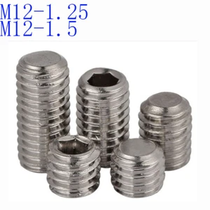 M12-1,25 M12-1,5mm FEINPITCH Gewindeschrauben Steckschlüssel SET Schrauben 304 Edelstahl - Bild 1 von 4