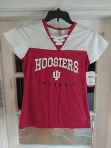 Camiseta deportiva/camisa atlética de piel de Indiana Hoosiers de la NCAA para mujer talla mediana (Nueva con etiquetas) - Imagen 1 de 10