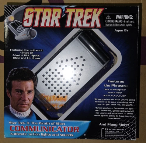 Diamond Select Star Trek II: The Wrath of Khan Movie Communicator Prop Replica Cover