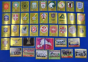 FIFA WORLD CUP Qatar 2022 Gold Foils stickers - Picture 1 of 48
