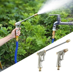 Garden Hose Nozzle Hose Sprayer Metal Heavy Duty Water Hose Nozzle - Picture 1 of 12