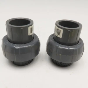 Lasco 3/4" Sch 80 PVC O-Ring Union Slip x Slip Lot Of 2 - Picture 1 of 6