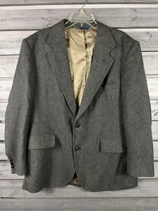 Vintage Pendleton Blazer Sport Coat Jacket Mens 42 Green Wool Tweed USA - Picture 1 of 14