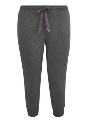 NUEVO CON ETIQUETAS TÓRRIDO TALLA GRANDE 3 (22/24) GRIS OSCURO TEJIDO SÚPER SUAVE CROP JOGGER LEGGING Foto 1 de 4