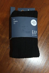 GAP KIDS GIRLS TIGHTS 1 PAIR KNIT BLACK SIZE S - Picture 1 of 2