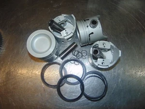 Ford 1600 GT and E Cross Flow Cortina 2737E 4 new pistons +060 O/S 1967-1970 - Picture 1 of 4