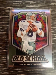 2020 Panini Mosaic Old School Prizm #OS9 Troy Aikman Dallas Cowboys 7AF - Picture 1 of 2